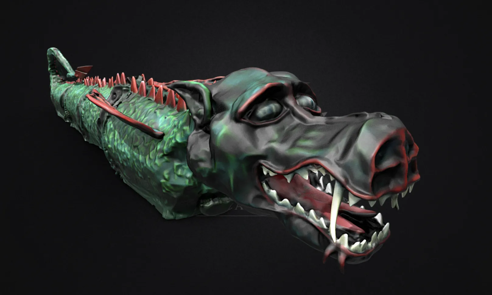 Model 3D del Caramot del Vendrell