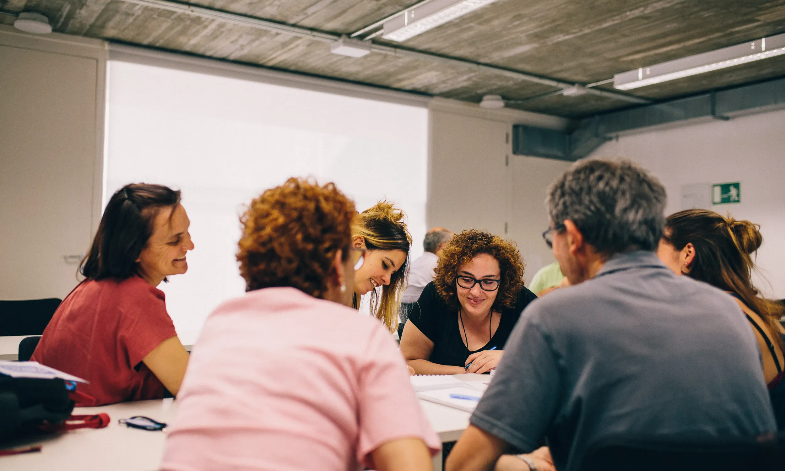 Grup de treball de l'Escola d'Estiu del Voluntariat