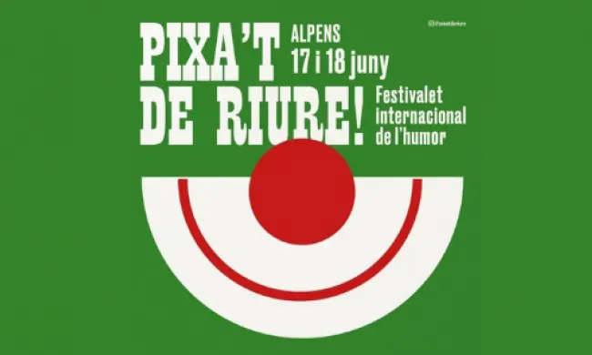 Cartell del Festivalet 'Pixa't de riure'. Font: Pixa't de riure.