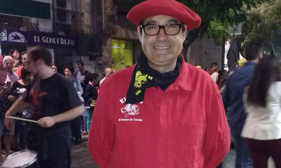 El president del Griu d'Artesa de Lleida, el Josep Maria Carrera.