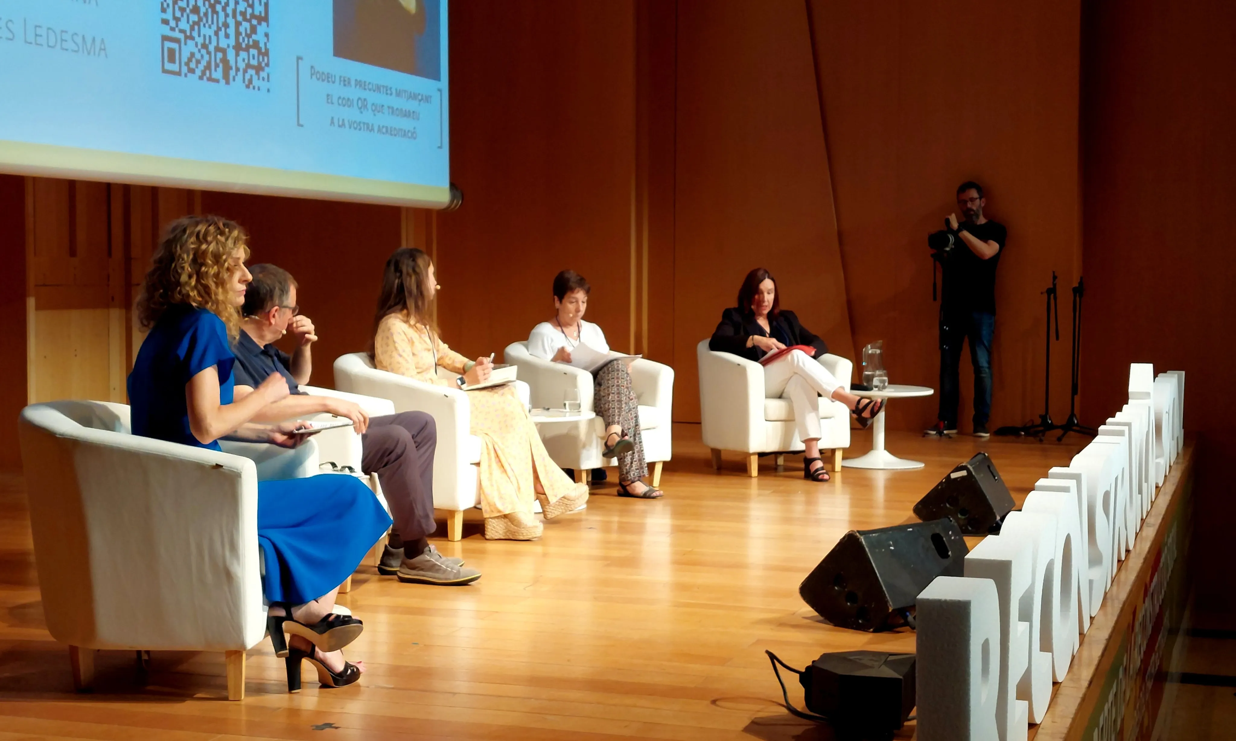 Un moment de la sessió plenària del Congrés de Tercer Sector Social que ha analizat la reconstrucció post pandèmica des de l'acció social.