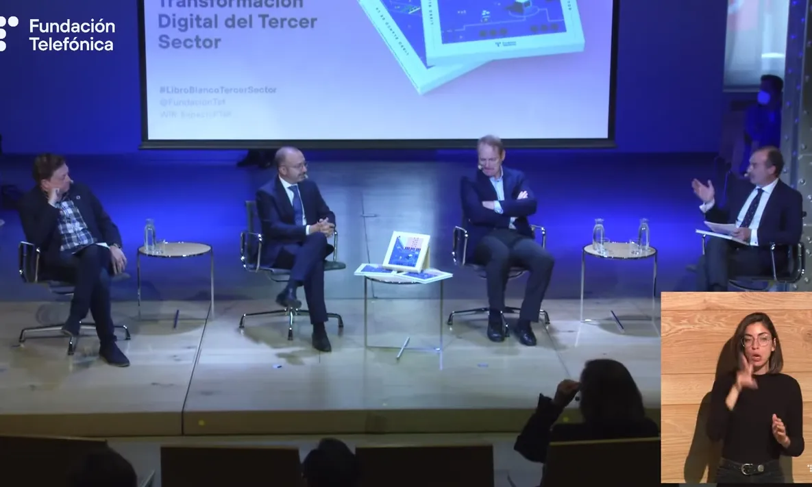 Presentació del 'Llibre blanc de la transformació digital del Tercer Sector' de Fundación Telefónica.