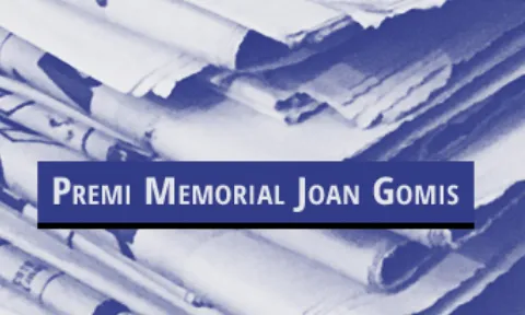 Premi de Periodisme Solidari Meial Joan Gomis, 2022 Premi de Periodisme Solidari Memorial Joan Gomis, 2022
