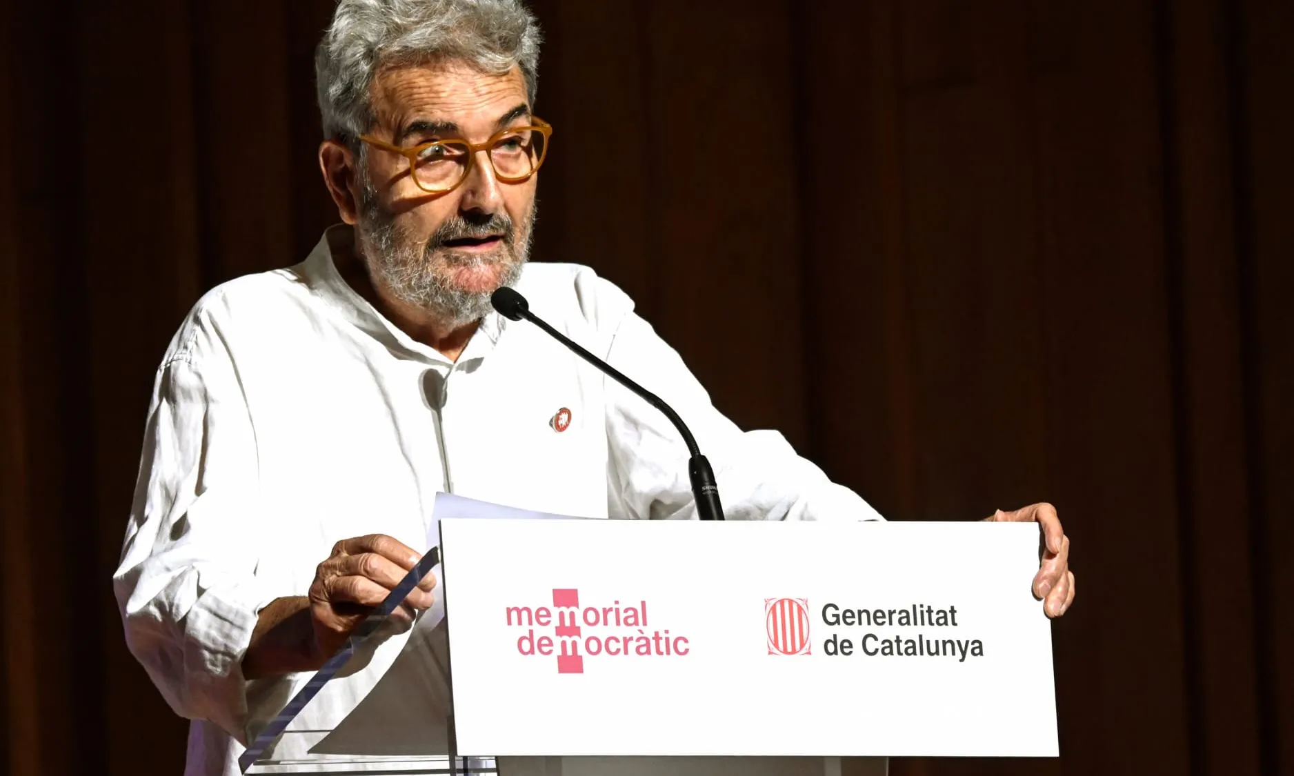 El Carles Vallejo és president de l'Associació Catalana d'Expresos Polítics del Franquisme.