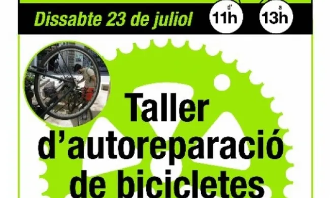 L’última proposta del curs de Caixa d'Eines i Feines és una activitat per posar a punt les bicicletes per a l’estiu. Font: Caixa d'Eines i Feines