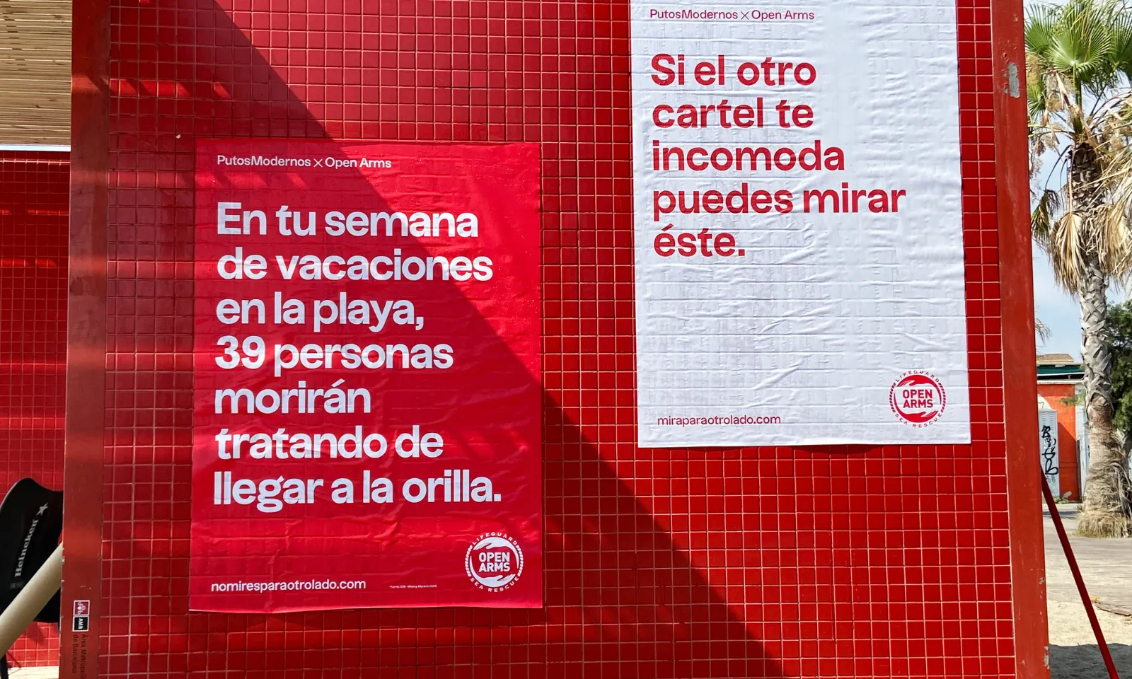 La campanya, dissenyada per Putos Modernos, es titula 'No miris cap a una altra banda'.