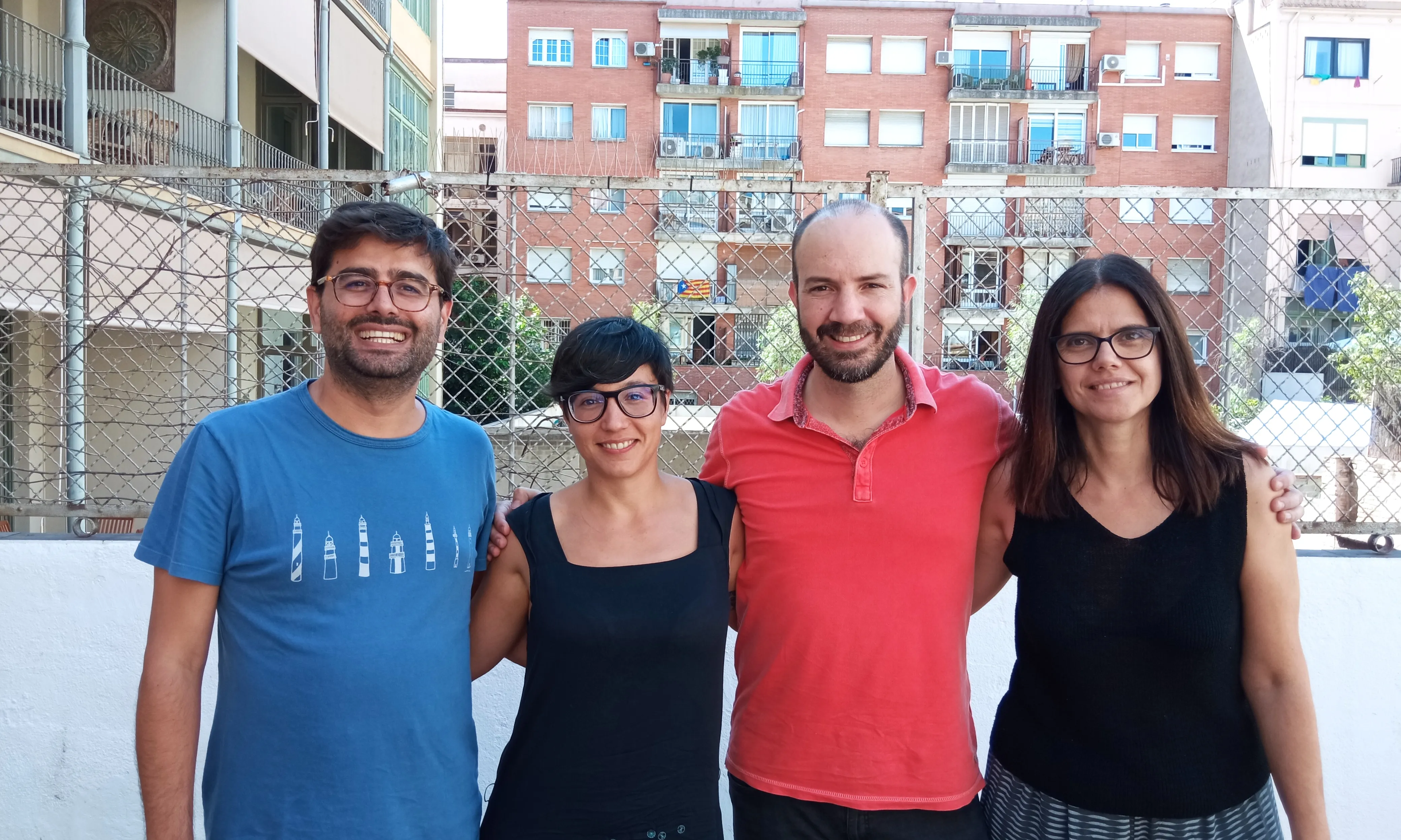 L'equip de la cooperativa Hobest.