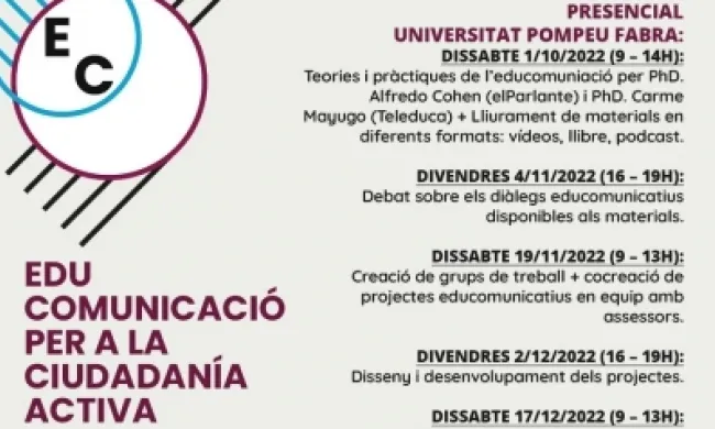 Educomunicació per a la ciutadania activa. Font: @ElParlanteBCN