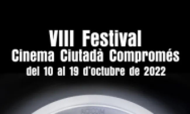 Cartell anunciant Festival cinema ciutadà compromés. Font: FCCC