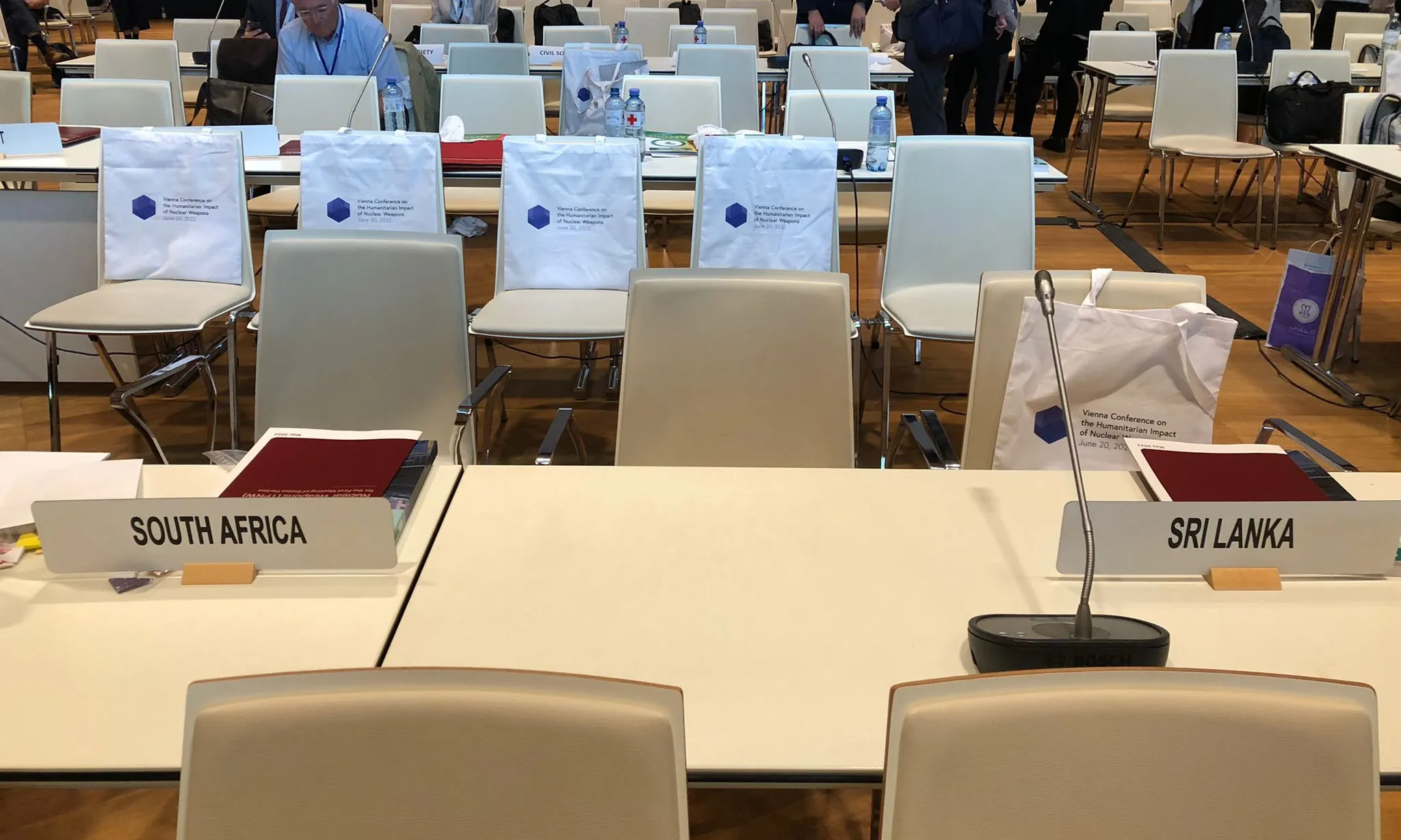 Conferència sobre l'impacte humanitari de les armes nuclears a Viena.