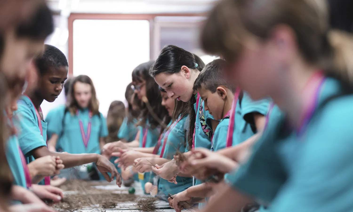 Alumnes durant el projecte Recerkids.