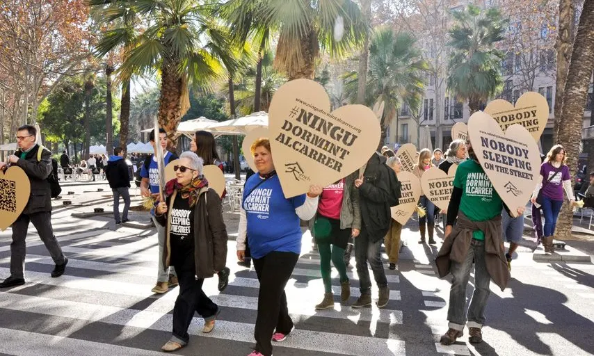 Manifestació sensellarisme