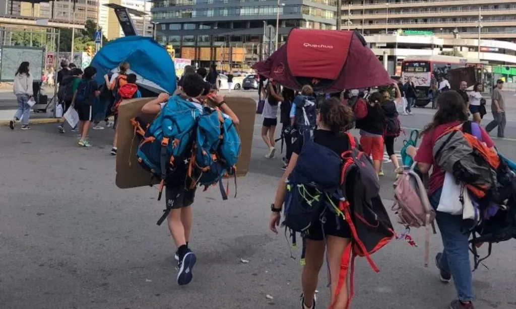 Protesta BCN T-Lleure