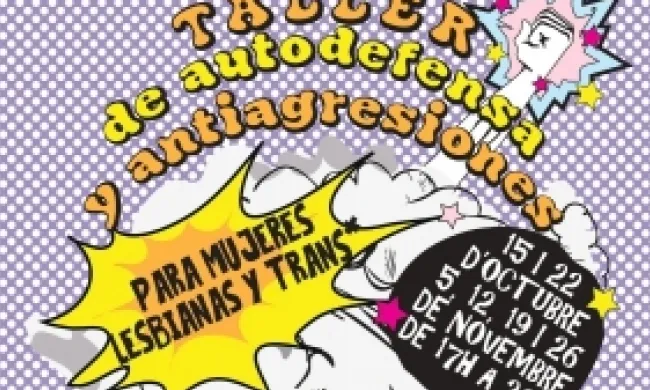 Taller d'autodefensa i antiagressions LGTBI el proper dissabte 15 d'octubre a las 17 h.