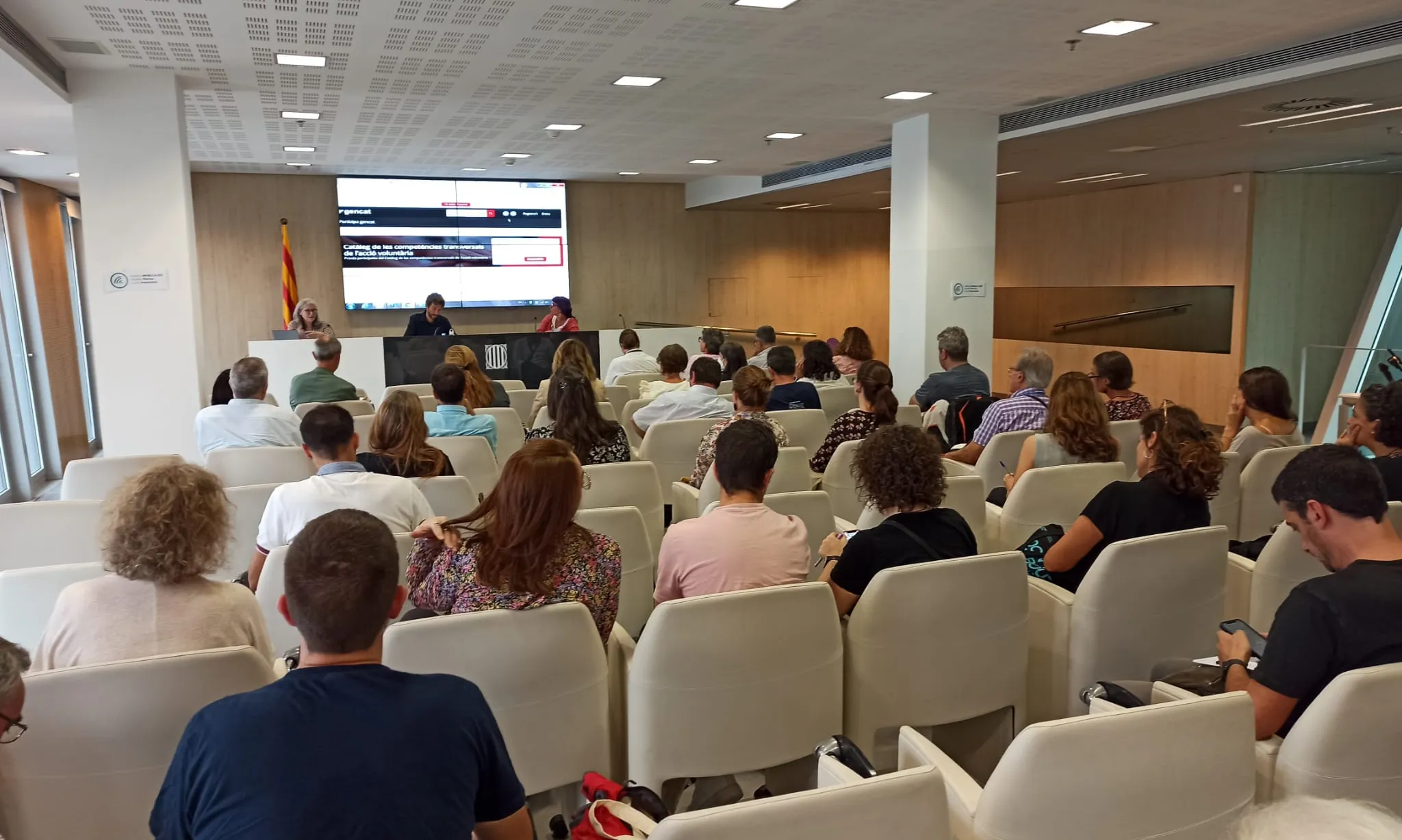 Acte de presentació del Catàleg de competències de l'acció voluntària.