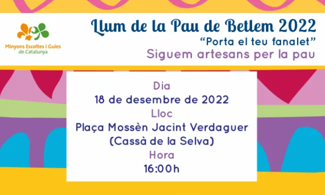 Rebuda de la Llum de la Pau de Betlem 2022