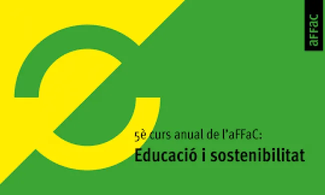 5è curs anual de l'aFFaC: educació i sostenibilitat. Font: aFFac