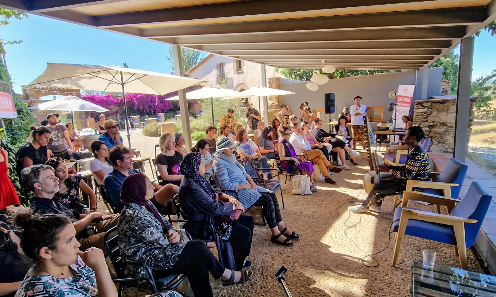 Acte del projecte Rebelah a Can Calopa.