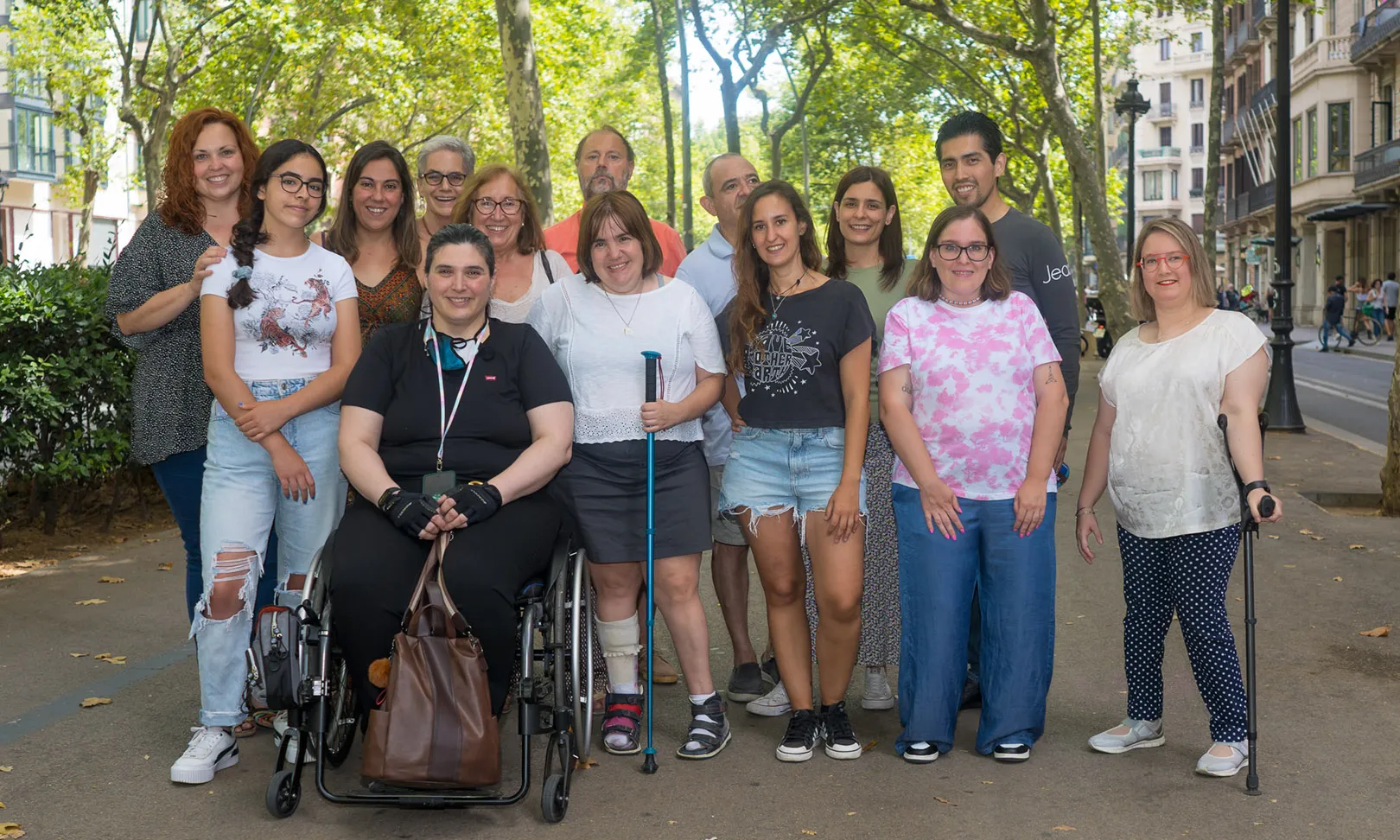 L’equip de voluntariat d’ECOM està conformat per trenta-una persones, el 45% de les quals tenen una discapacitat reconeguda.