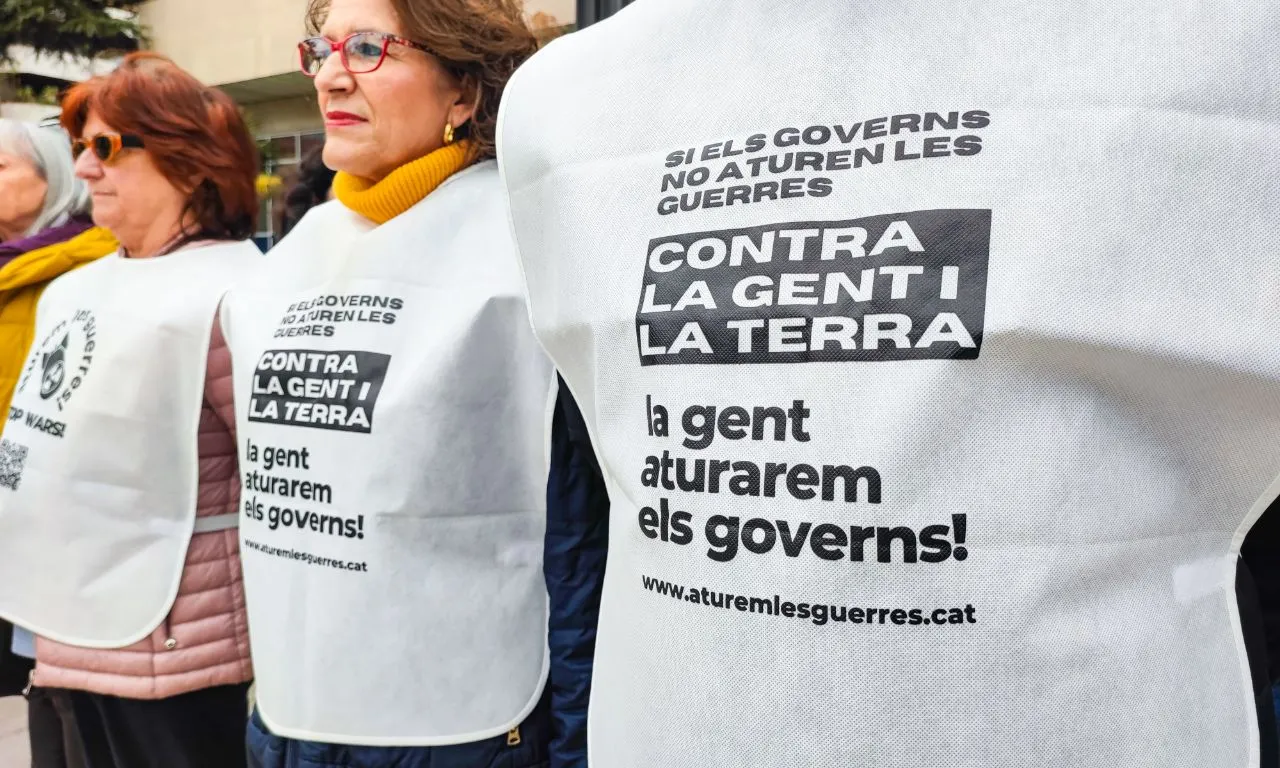 La iniciativa aplega diversos moviments per la pau i vol alçar la veu per dir no a totes les guerres.