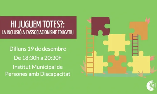 Imatge il·lustrativa de la càpsula "Hi juguem totes? La inclusió a l’associacionisme educatiu"