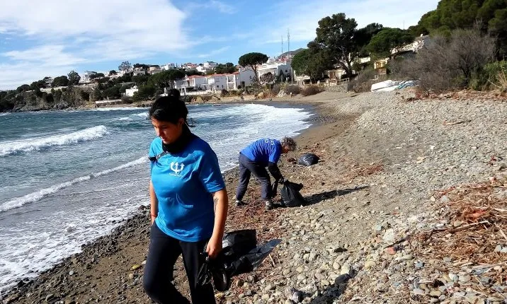 Platges Netes Llançà impulsa la seva 57a neteja del litoral aquest mes de desembre.