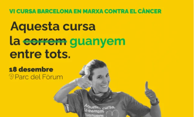 VI Cursa Barcelona en marxa contra el càncer. Font: Associació Contra el Càncer a Barcelona