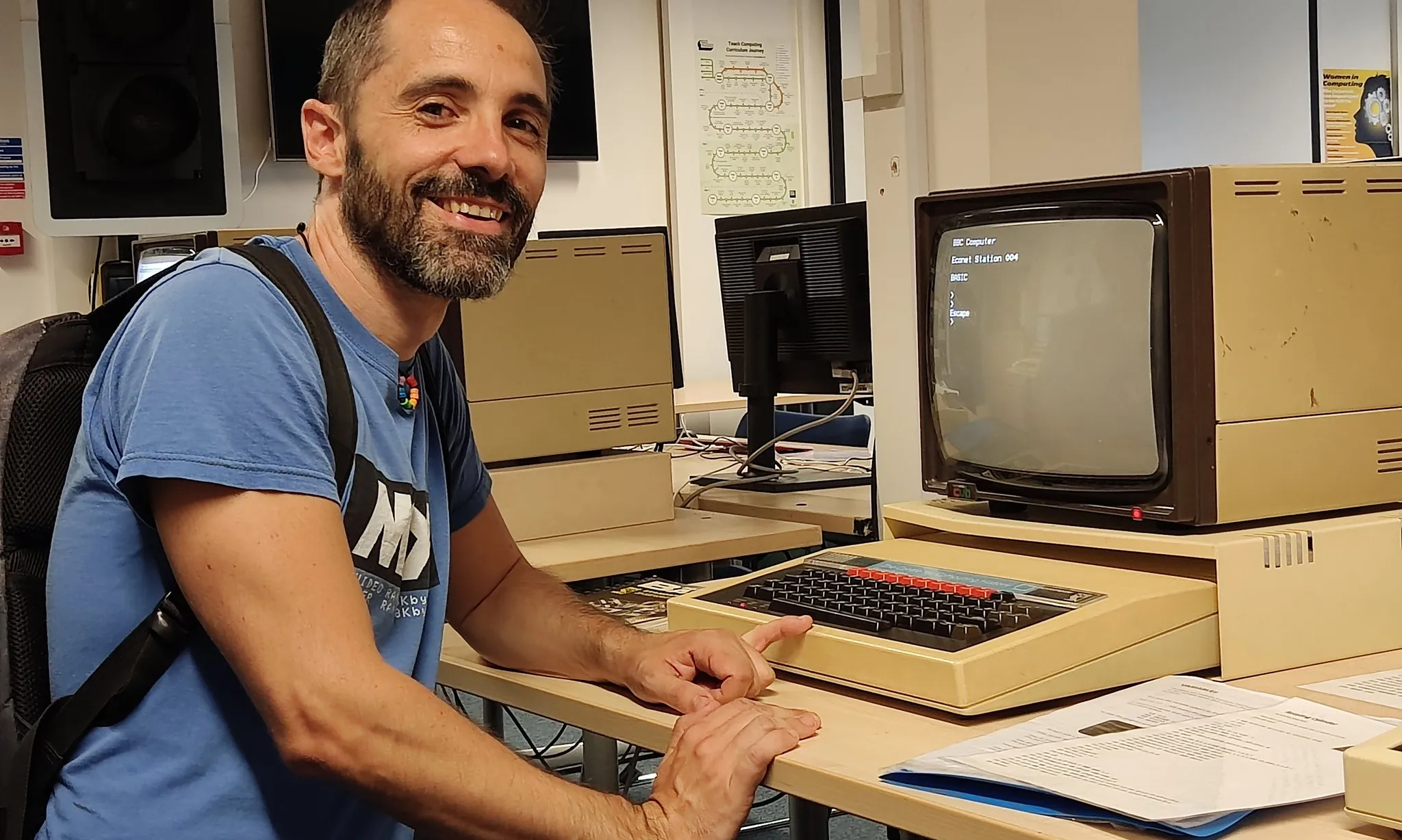 Rafel Pérez, secretari de l’Associacio d’Amics del MSX (AAMSX)