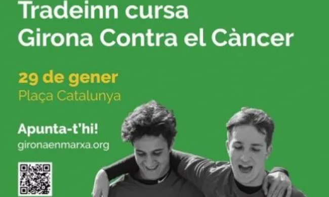 La ‘Tradeinn Cursa Girona Contra el Càncer’ és una iniciativa pensada perquè hi pugui participar tothom corrent o caminant. Font: Associació Contra el Càncer a Girona