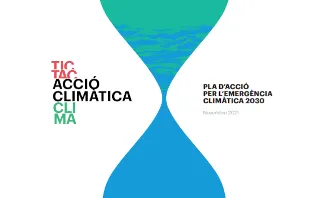 Logotip Pla d'Acció per l'Emergència Climàtica 2030. Font: Ajuntament de Barcelona