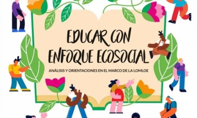 Portada del llibre 'Educar con enfoque ecosocial', editat per FUHEM. Font: FUHEM