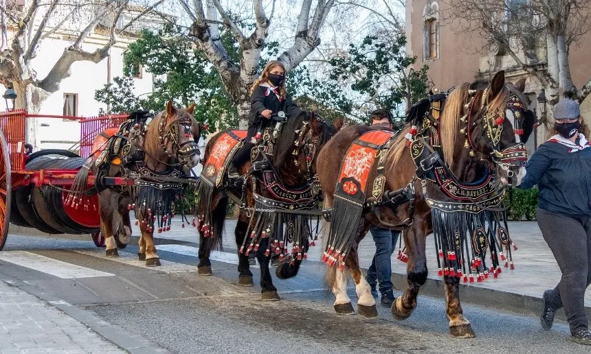 Enguany participaran, aproximadament, uns trenta carros agrícoles als Tres Tombs de Valls, entre ells de bocoi i traginers.