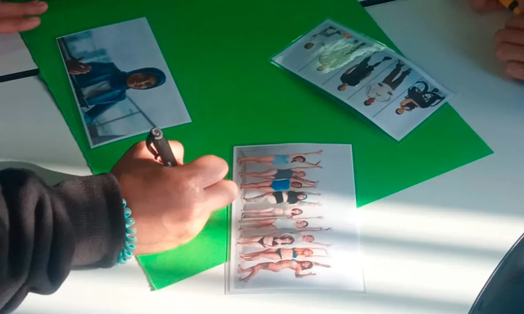 Activitat del taller participatiu organitzat pel Rebombori a l'Escola Arrels de Solsona. 