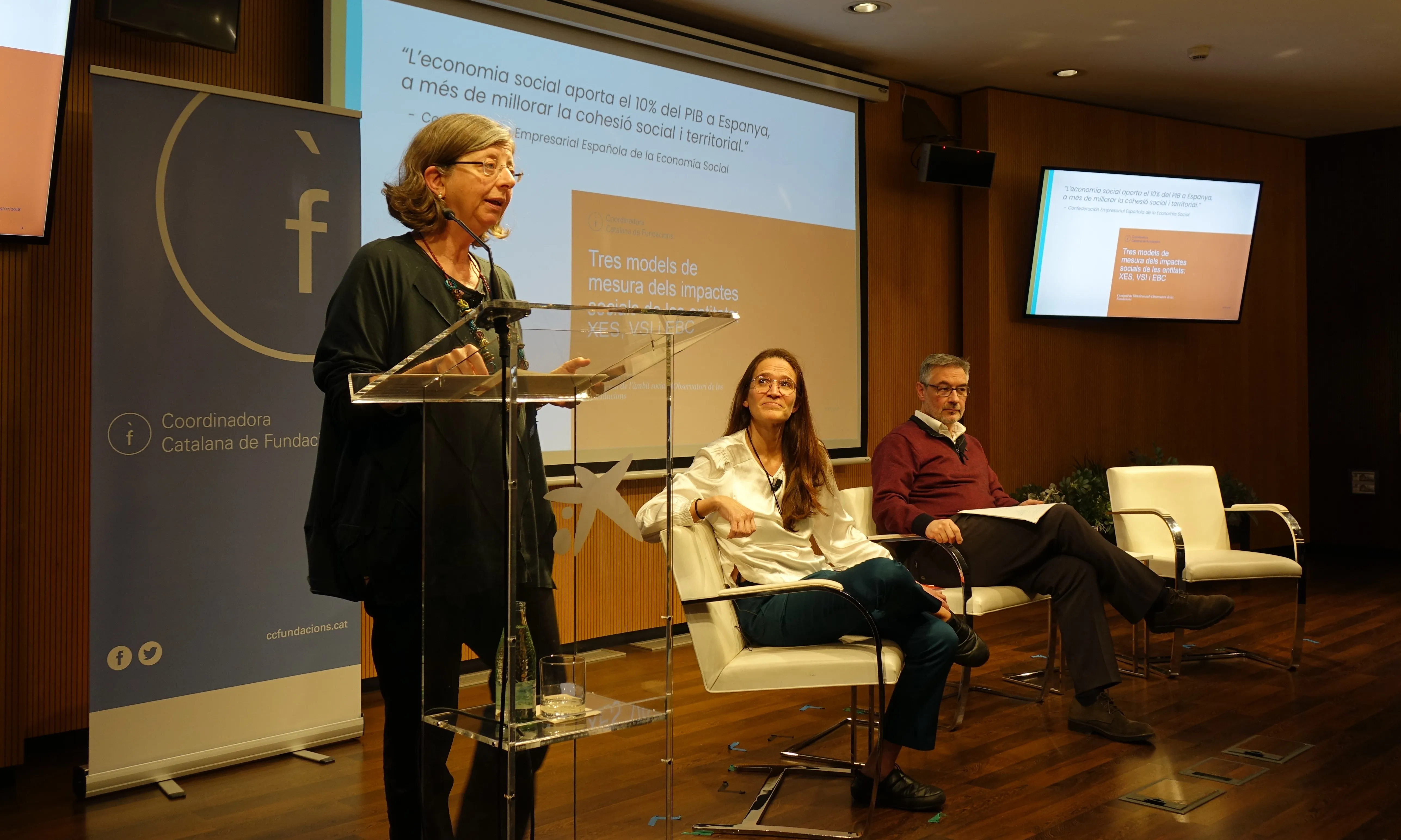 La Fundació Jubert Figueras i Foment de l’Habitatge Social van participar a la jornada organitzada per la Coordinadora Catalana de Fundacions.