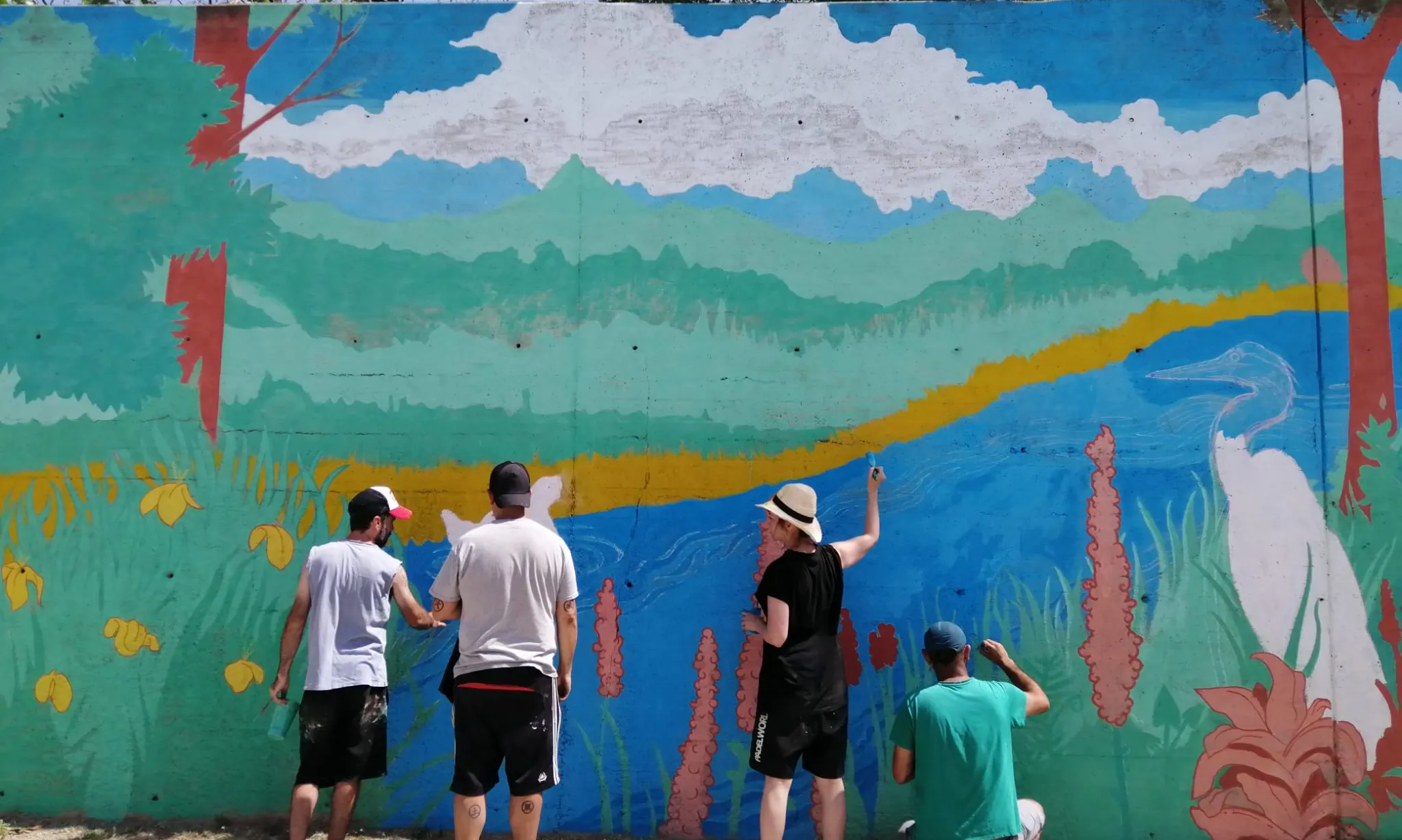 L'entitat  va impulsar la realització d'un mural interpretatiu per reivindicar la biodiversitat del tram de Montcada i Reixac del riu Besòs.