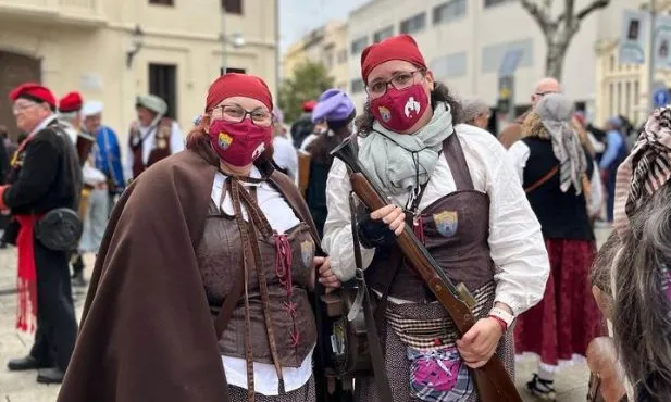 Imatge de l'anterior Trobada de la Dona Trabucaire celebrada al Prat de Llobregat.
