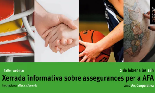 Xerrada informativa sobre assegurances per a AFA organitzada per l'aFFaC. Font: aFFaC.