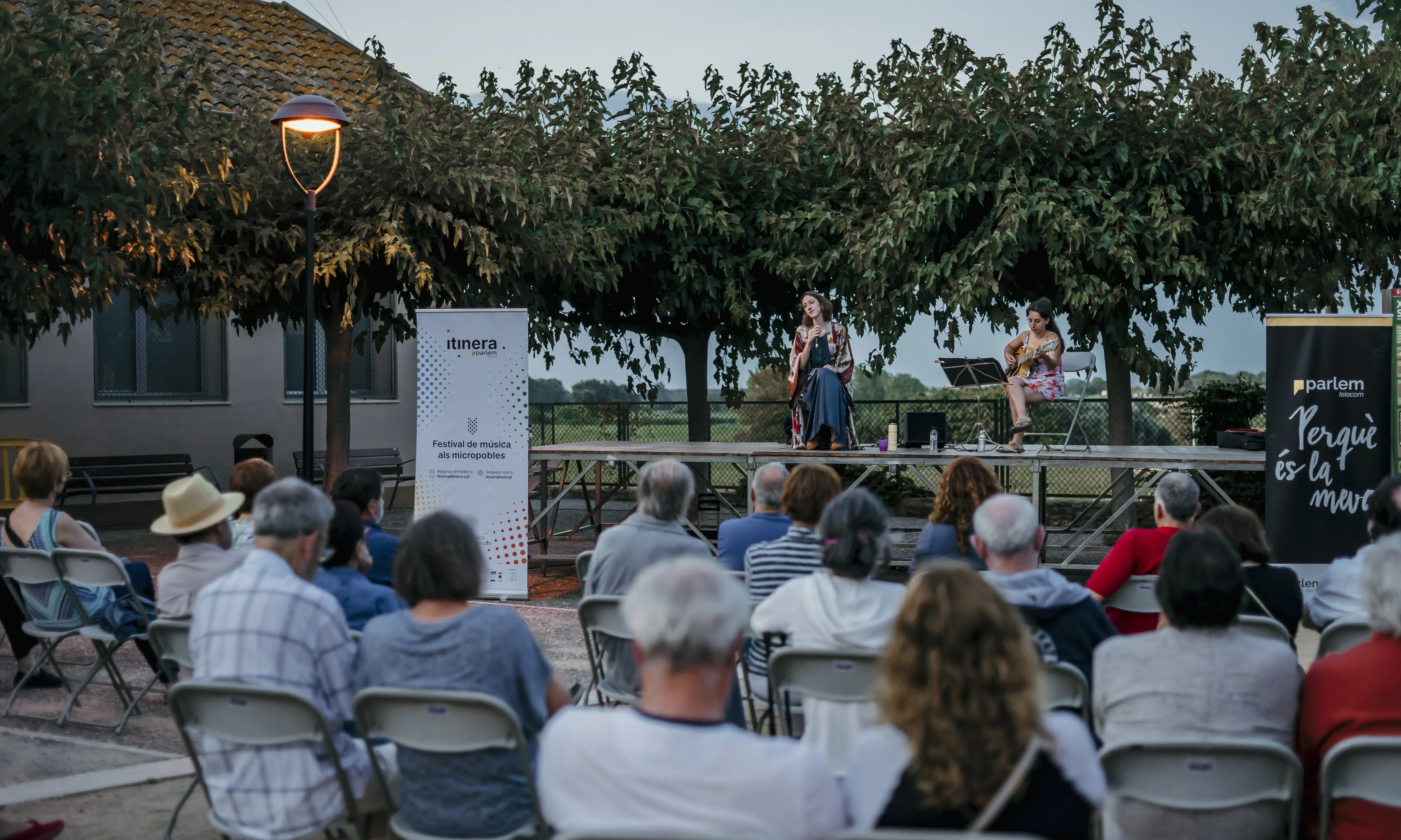 Concert de Carla Motis i Belén Bandera a una de les edicions anteriors del Festival Itinera Parlem.