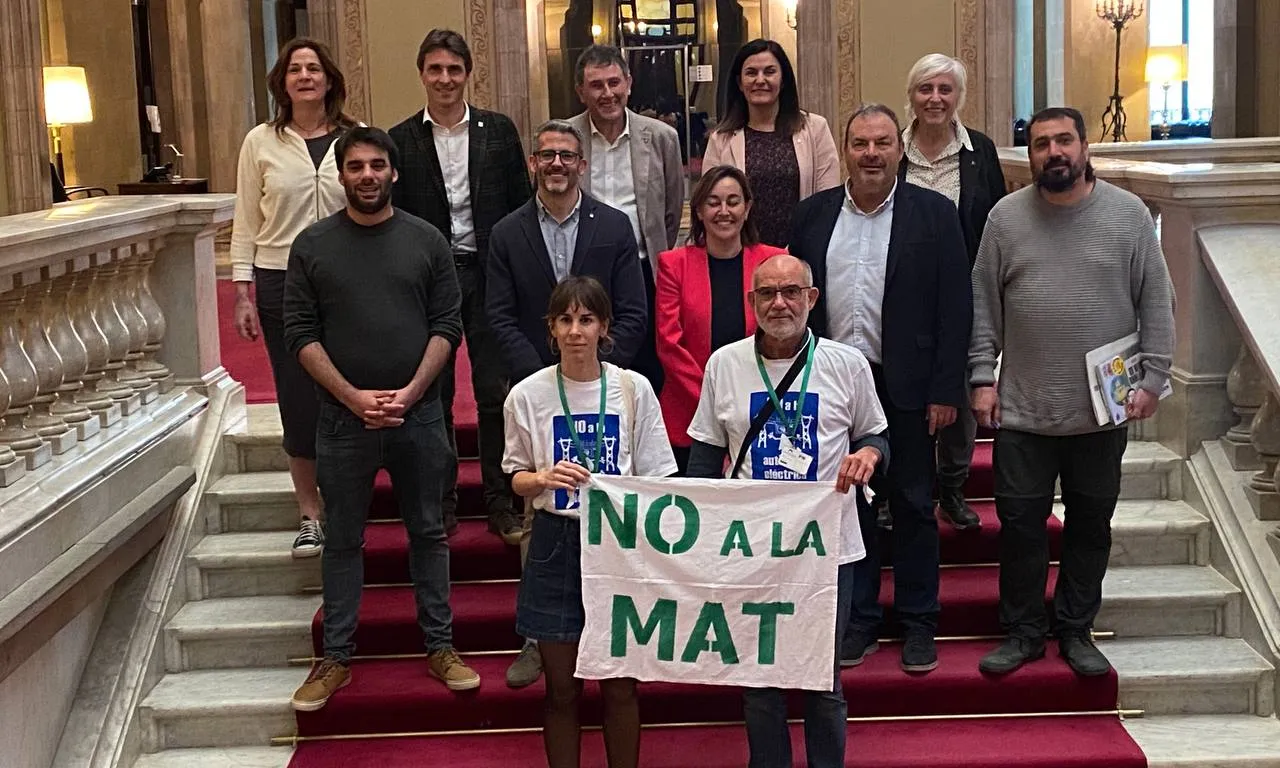 La Comissió d'Acció climàtica va donar suport a la Proposta de Resolució presentada per la Plataforma No a la MAT Catalunya.
