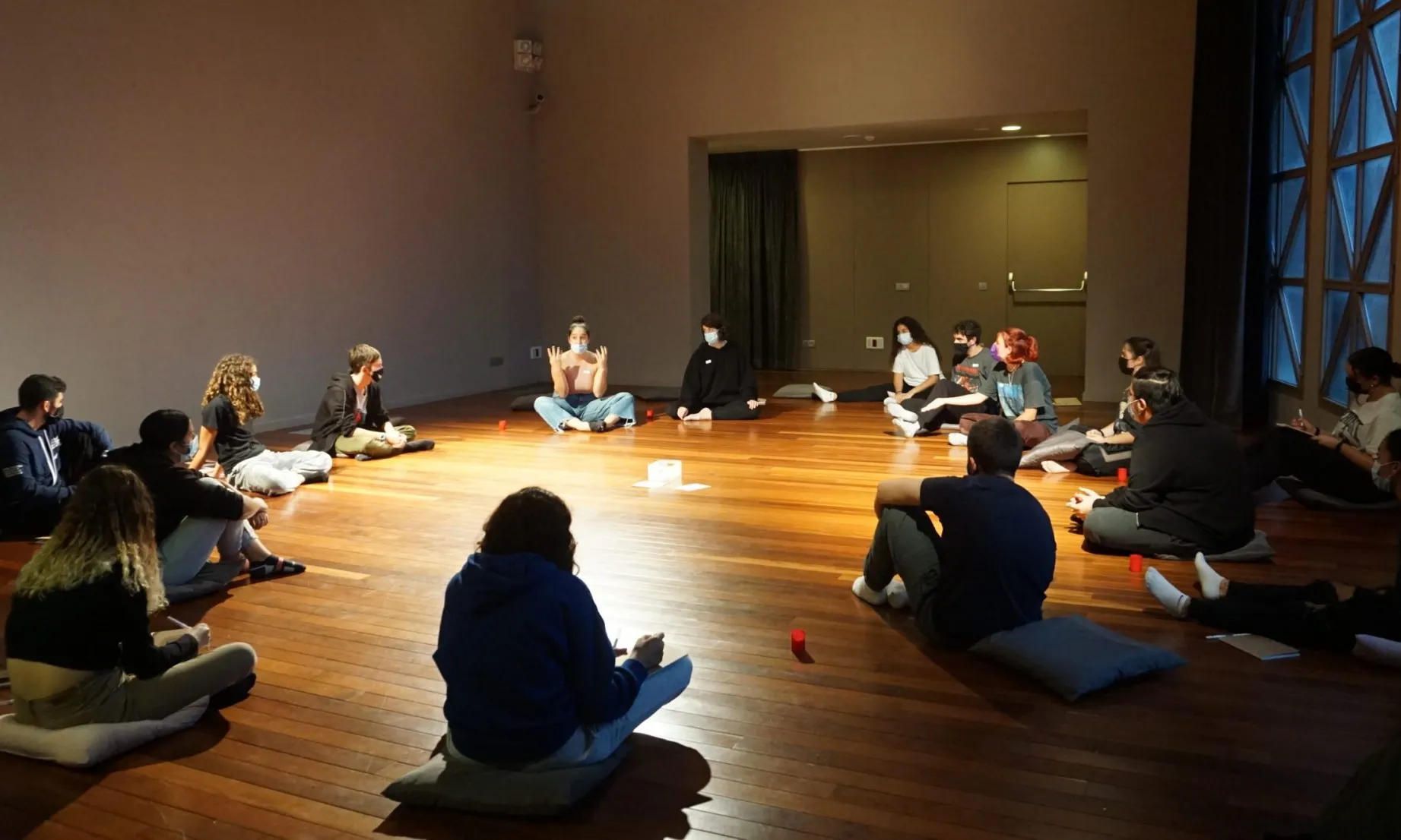 Les participants de Virals en una de les sessions de creativitat. Font: Projecte Virals