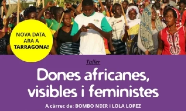 Fragment del cartell oficial del taller 'Dones africanes, visibles i feministes'. Font: Enginyeria Sense Fronteres