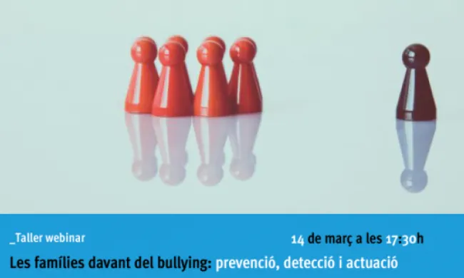 Taller virtual per fomentar la prevenció, detecció i actuació davant l’assetjament escolar. Font: aFFaC.