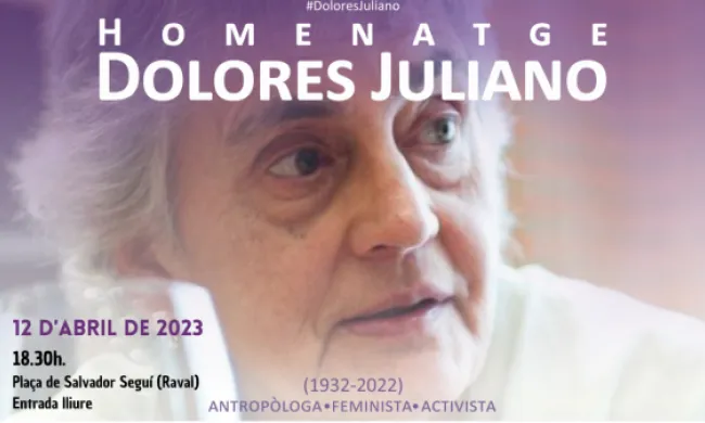 Homenatge a Dolores Juliano. Font: Institut Català d'Antropologia