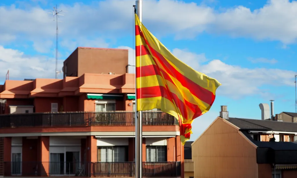 Bandera catalana. Font: Flickr - Teresa Grau Ros Bandera catalana. Font: Flickr - Teresa Grau Ros