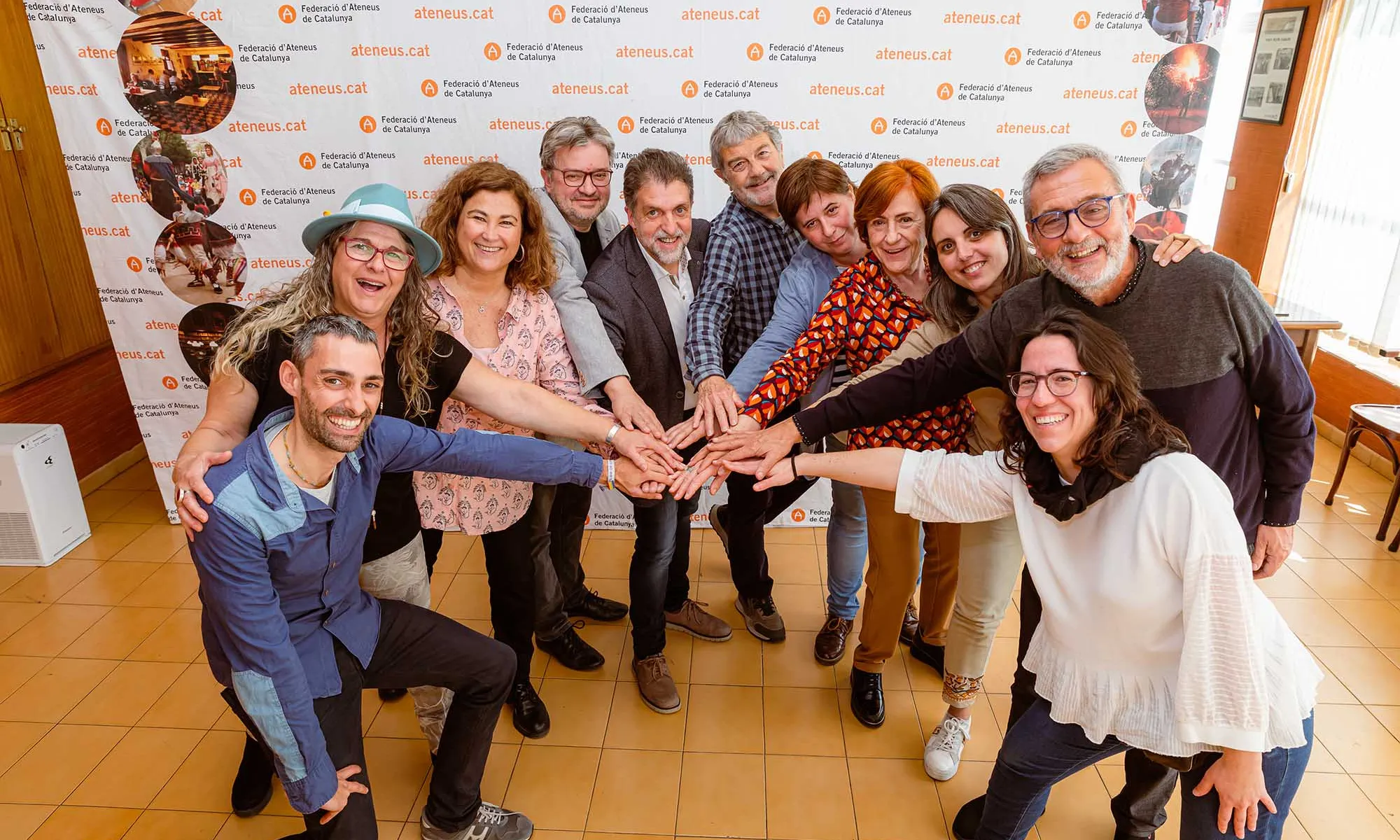 Imatge de la nova Junta Directiva que estarà al capdavant de la FAC els pròxims anys.