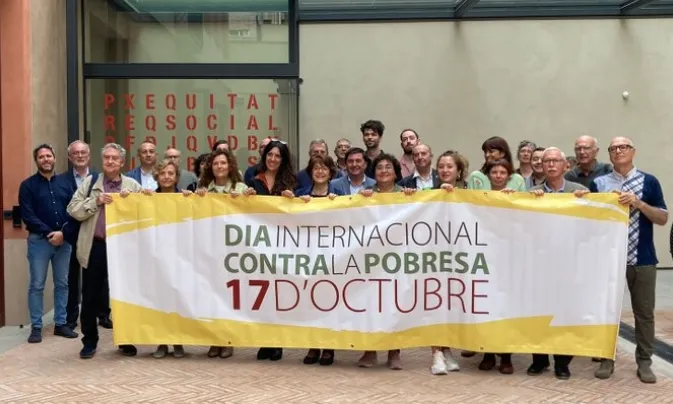 Un acte de l'octubre passat on les entitats van demanar un millor finançament per a les entitats socials.