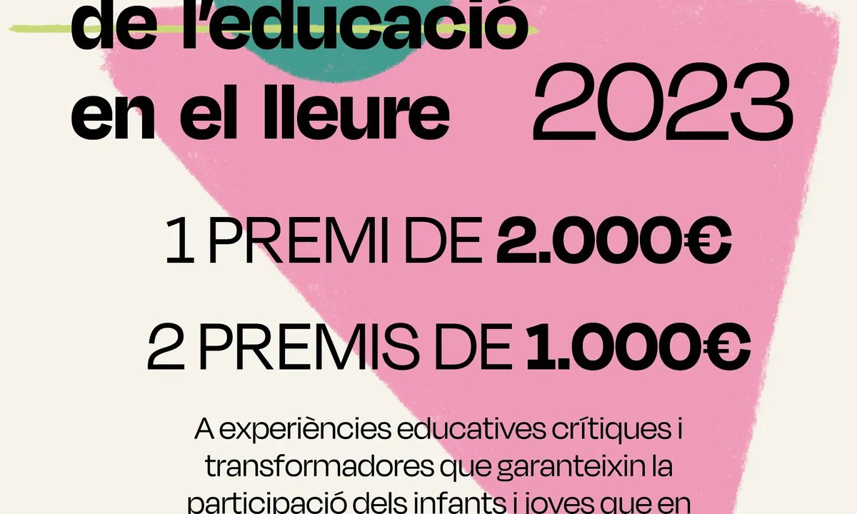 Logotip premis educació en el lleure. Font: CNJC Logotip premis educació en el lleure. Font: CNJC