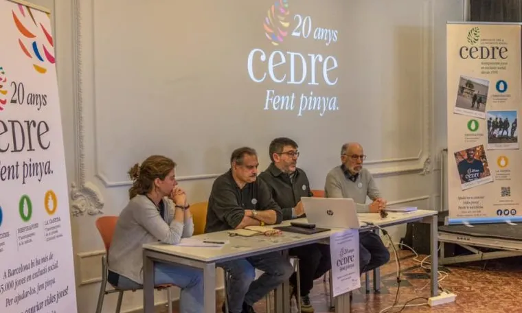 Un moment d'un dels actes de Cedre l'any 2020, quan va fer vint anys.