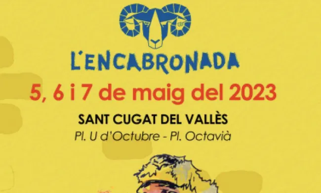 Fragment del cartell oficial de l'Encabronada de Sant Cugat del Vallès. Font: Diables de Sant Cugat