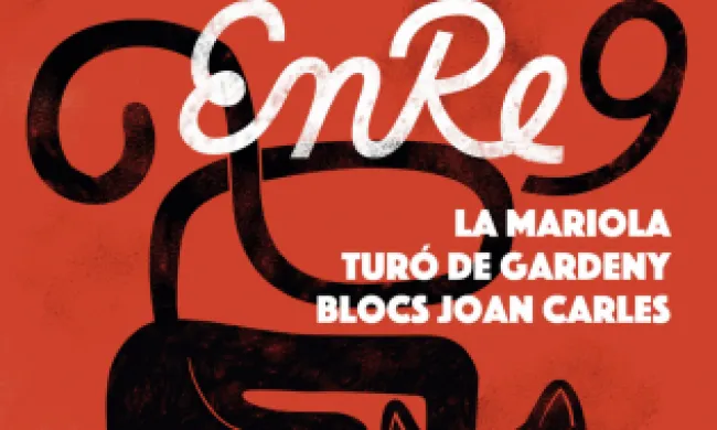 Fragment del cartell oficial de la 2a edició del festival Enre9. Font: La Descomunal